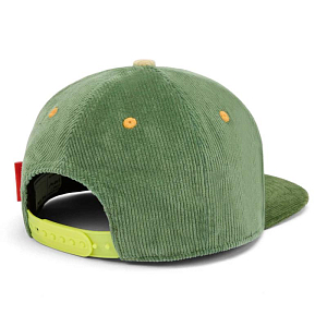 Бейсболка вельветовая Hello Hossy "Flat Brim Sweet Kiwi", спелое киви
